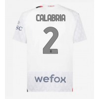 AC Milan Davide Calabria #2 Udebanetrøje 2023-24 Kortærmet